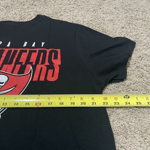 Tampa Bay Buccaneers Shirt Mens XL Black NFL Double Sided Modern Logo NEW - Picture 9 of 9